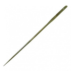 brass needle on a white background