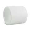 A white polyamide moulded hook from HALCO POLYLOK N4, showing a textured surface.