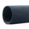A roll of gray polyamide velour loop, which is a type of industrial sew-on fastener.
